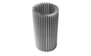 pleat cylindrical metal filter